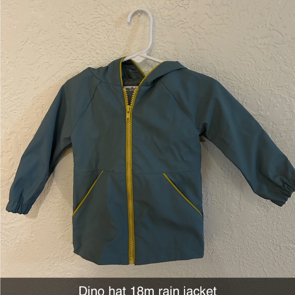 Dino Hat 18m Rain Jacket - Blue